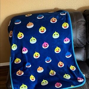 Colorful Shark Patterned Blanket